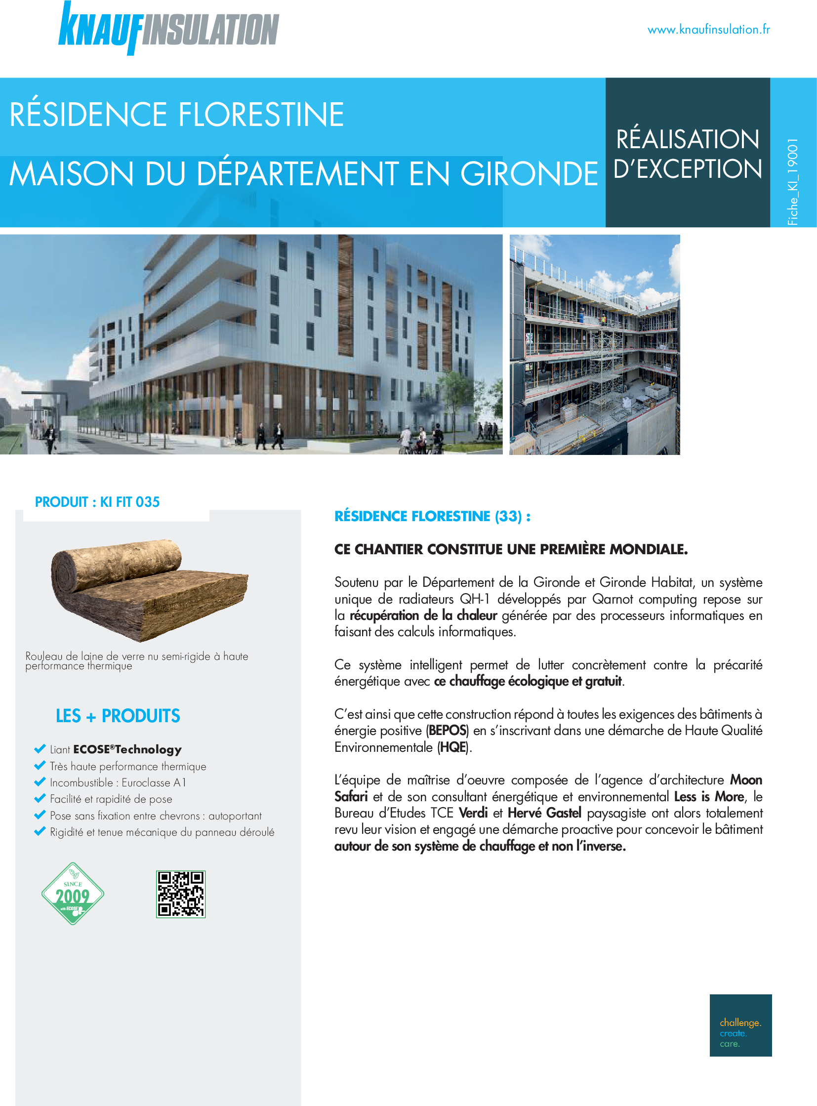 Fiche chantier - Résidence Florestine - Bordeaux (33)