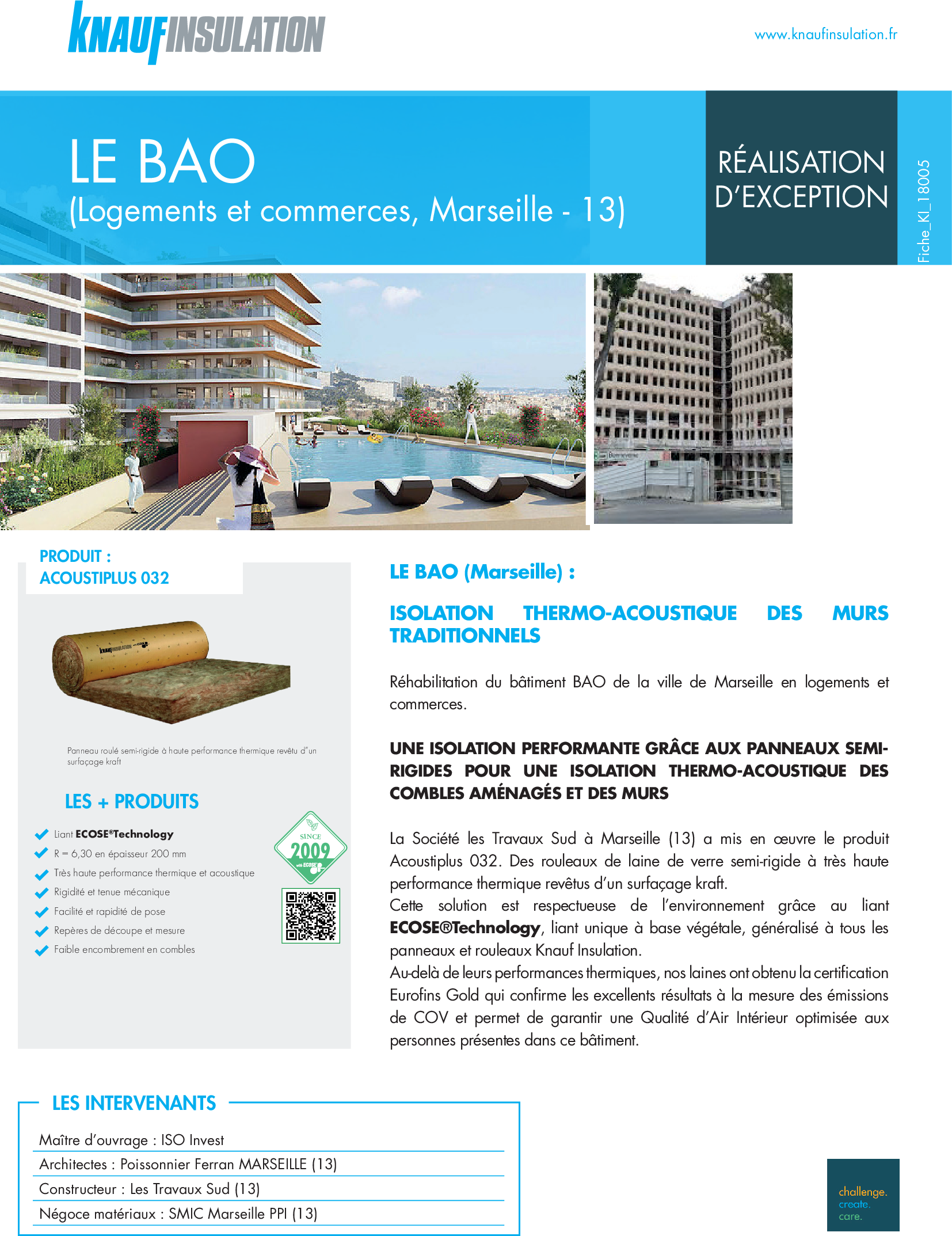 Fiche chantier - Le BAO - Marseille (13)