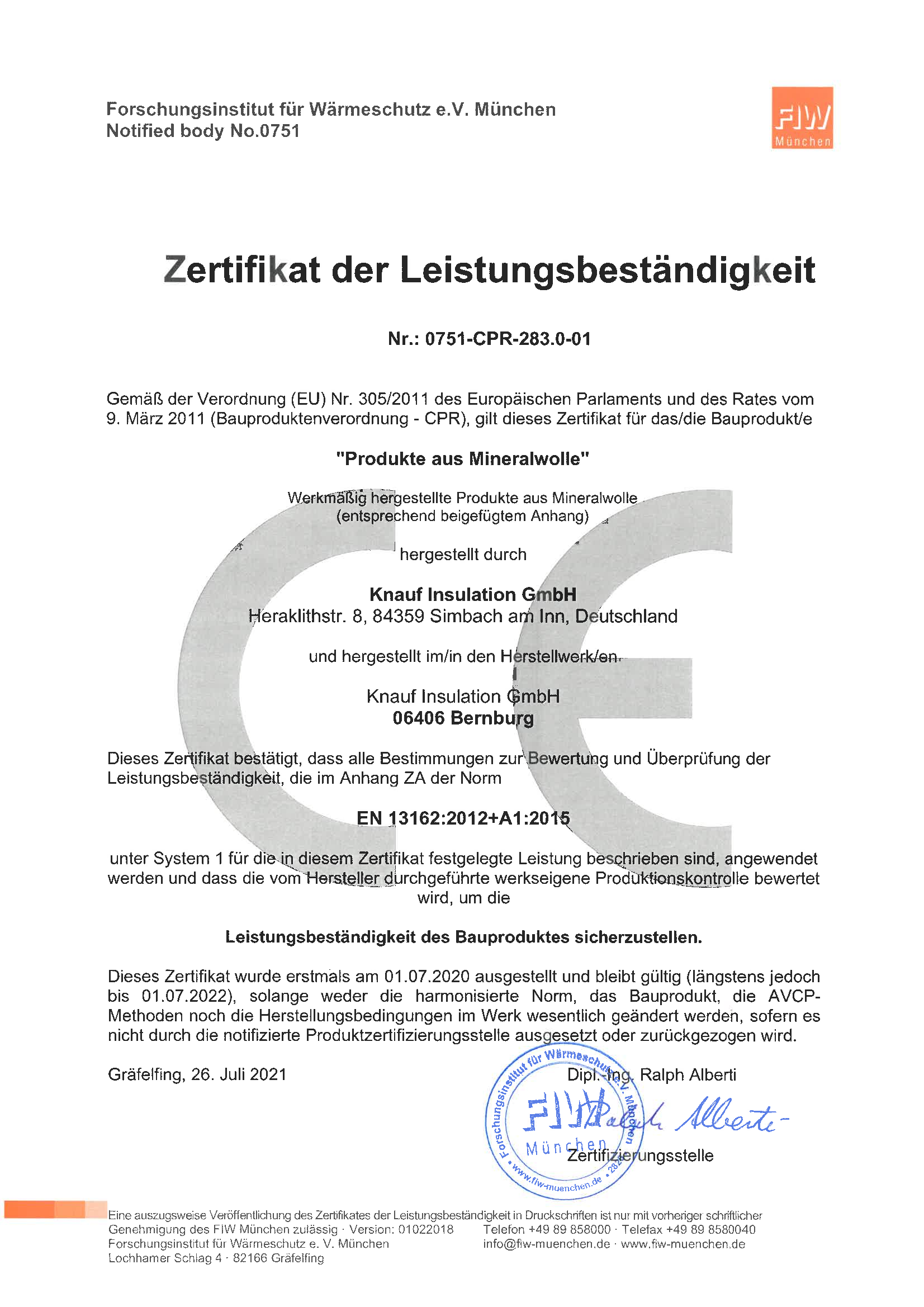 CE certifikát TPT 03