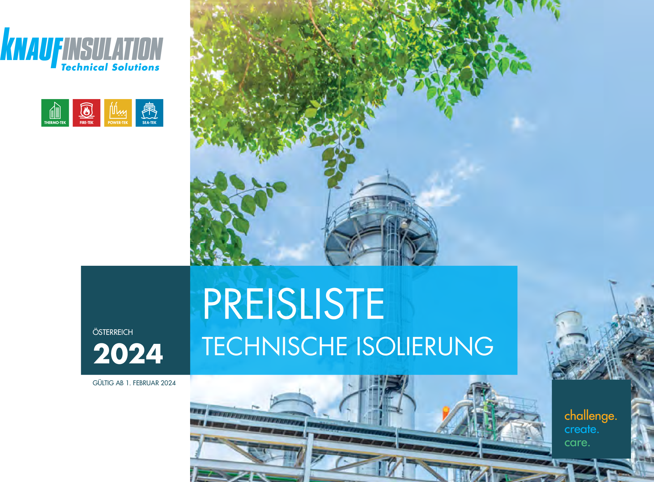 Preisliste Technische Isolierung Österreich 1.2.2023