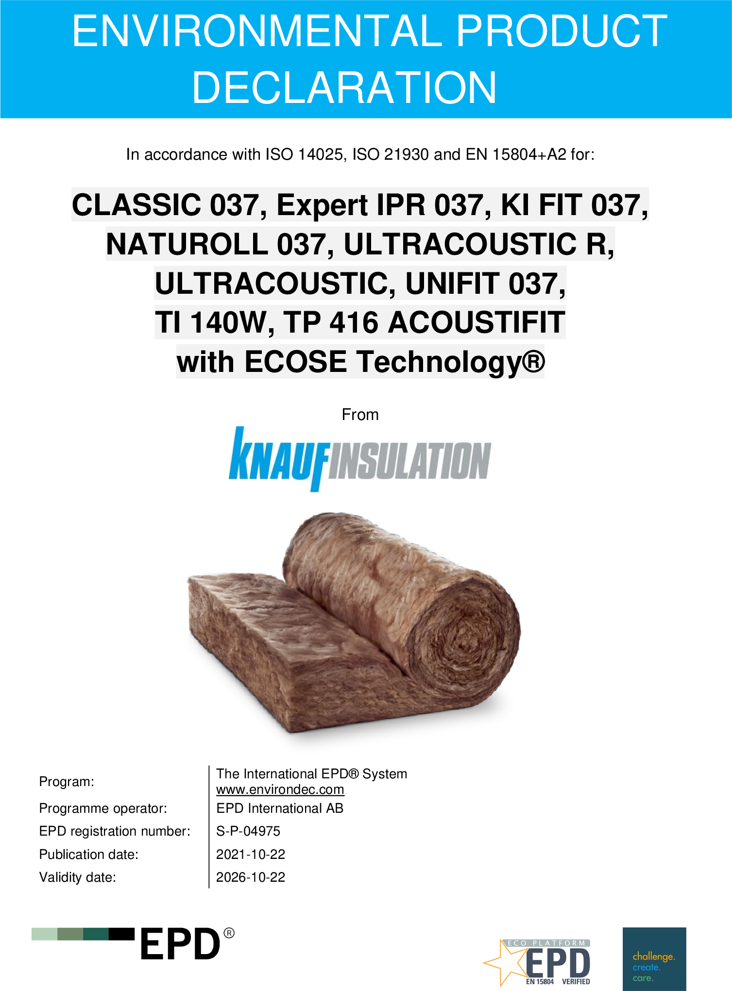 CLASSIC 037, Expert IPR 037, KI FIT 037,NATUROLL 037, ULTRACOUSTIC R,ULTRACOUSTIC, UNIFIT 037, TI 140W, TP 416 ACOUSTIFIT with ECOSE Technology®