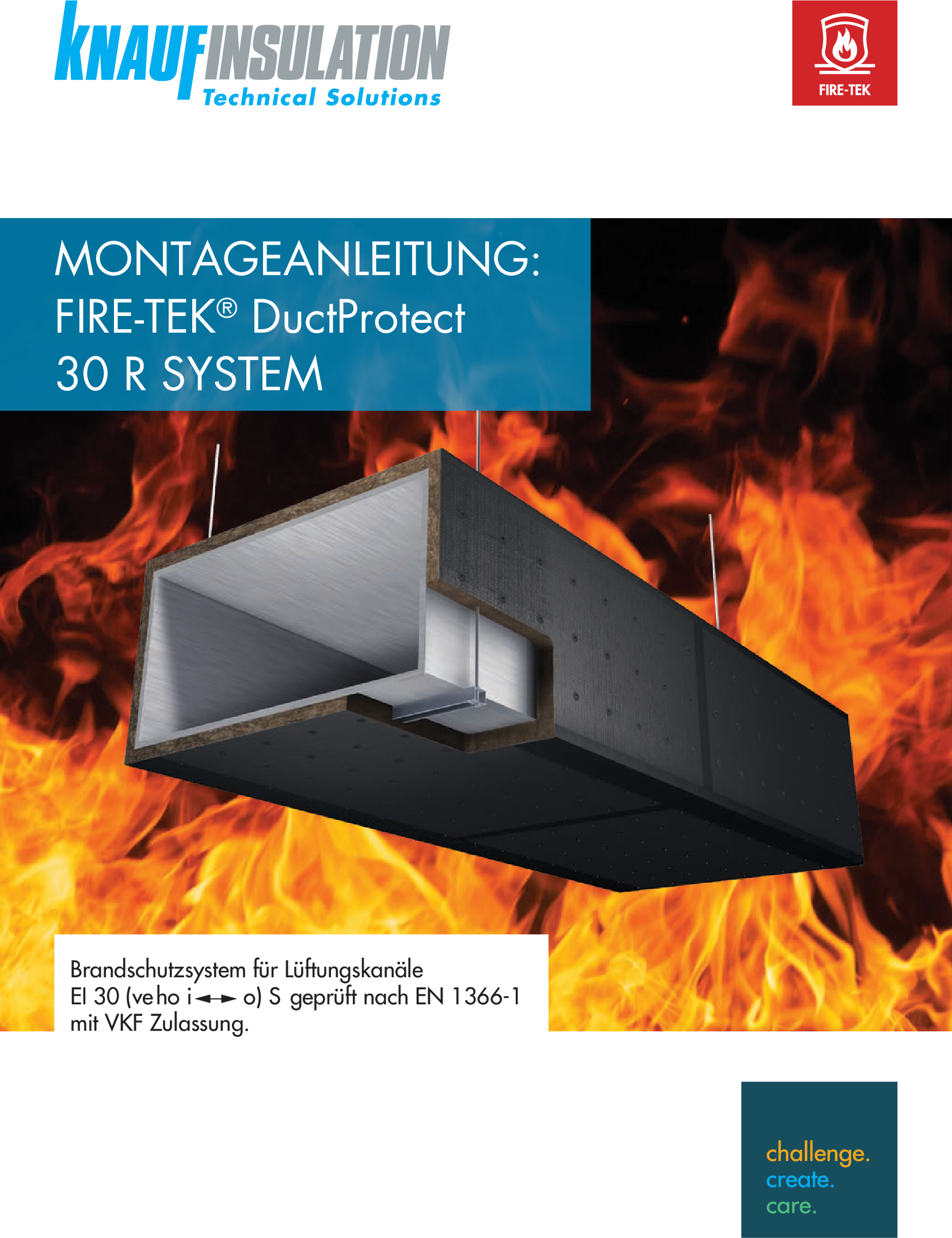 Fire-teK DuctProtect 30 R System Montageanleitung