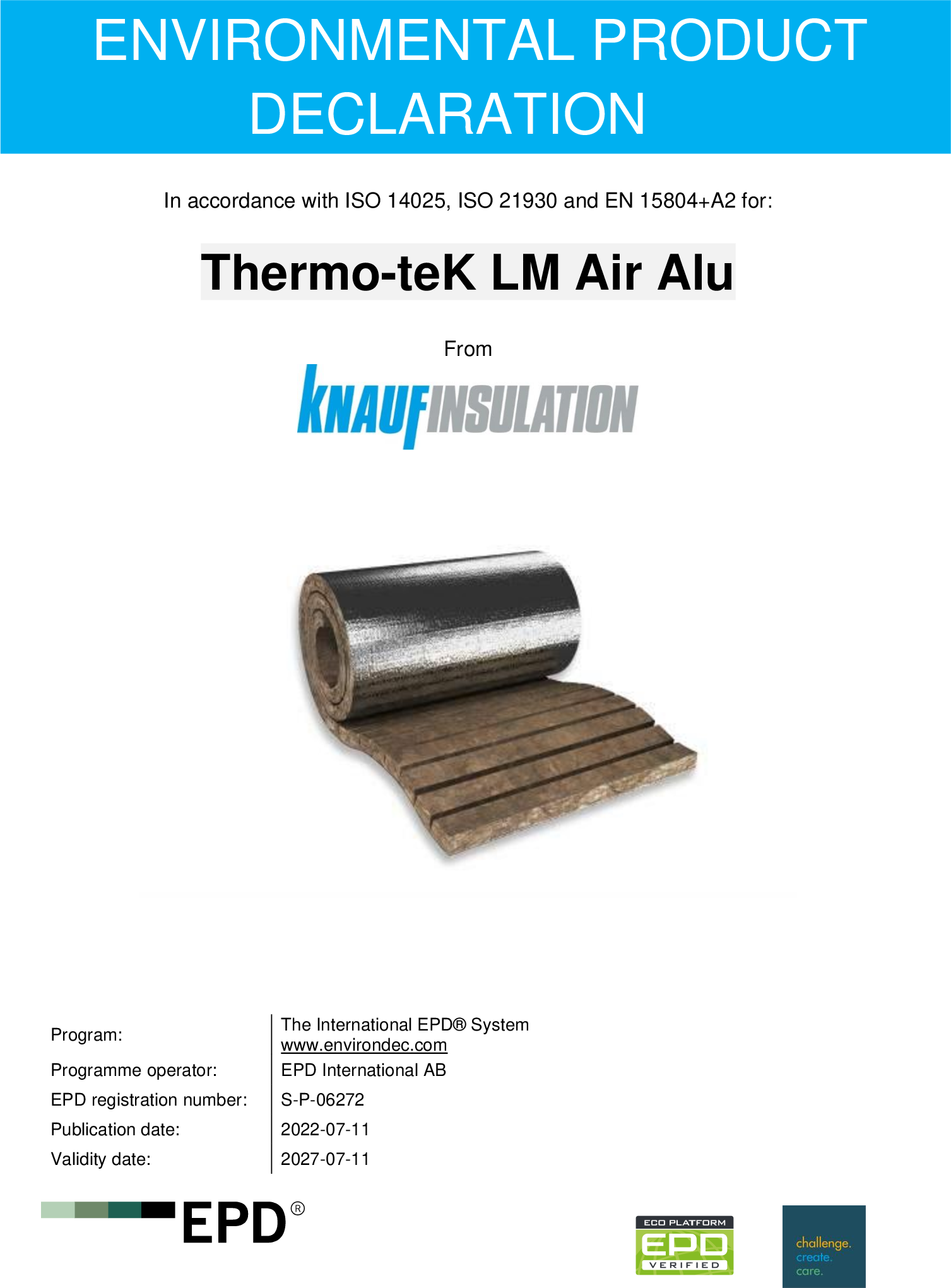 EPD Thermo-teK LM Air ALU