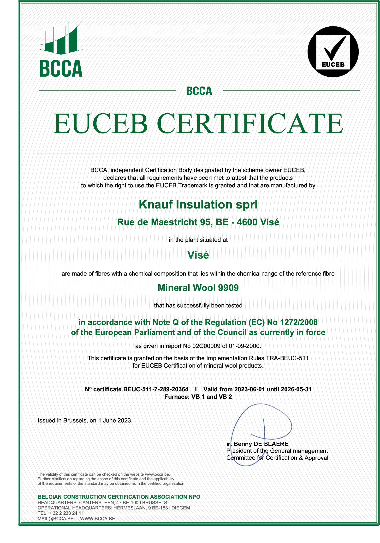 EUCEB_certificate plant Vise VB_9909-K06_289 V03