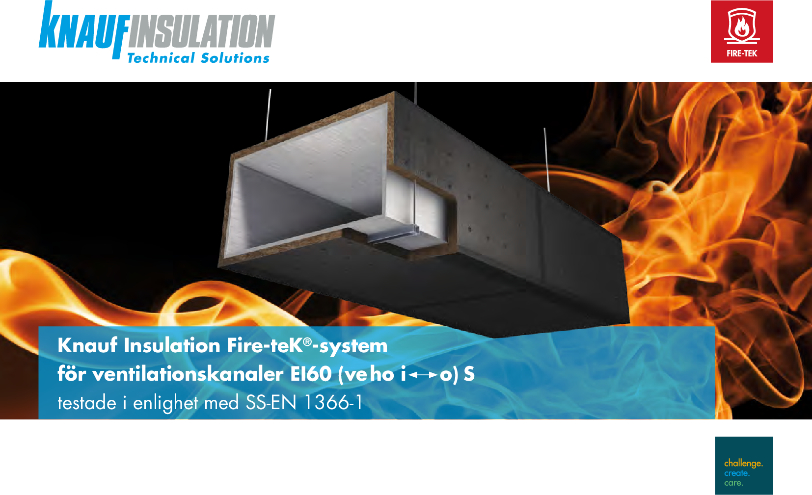 Knauf Insulation Fire-teK®-system för ventilationskanaler EI60