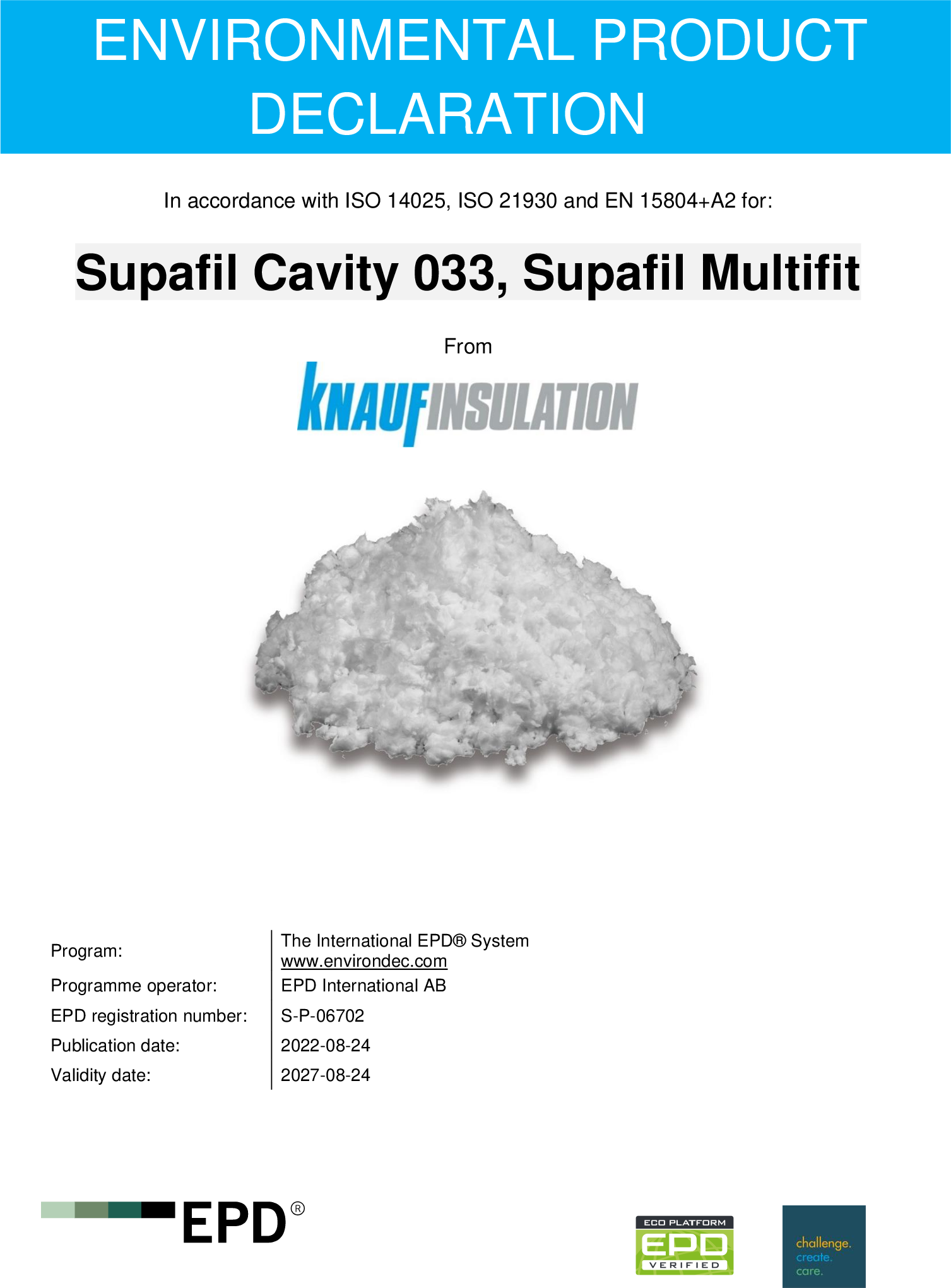 EPD Supafil Cavity 033