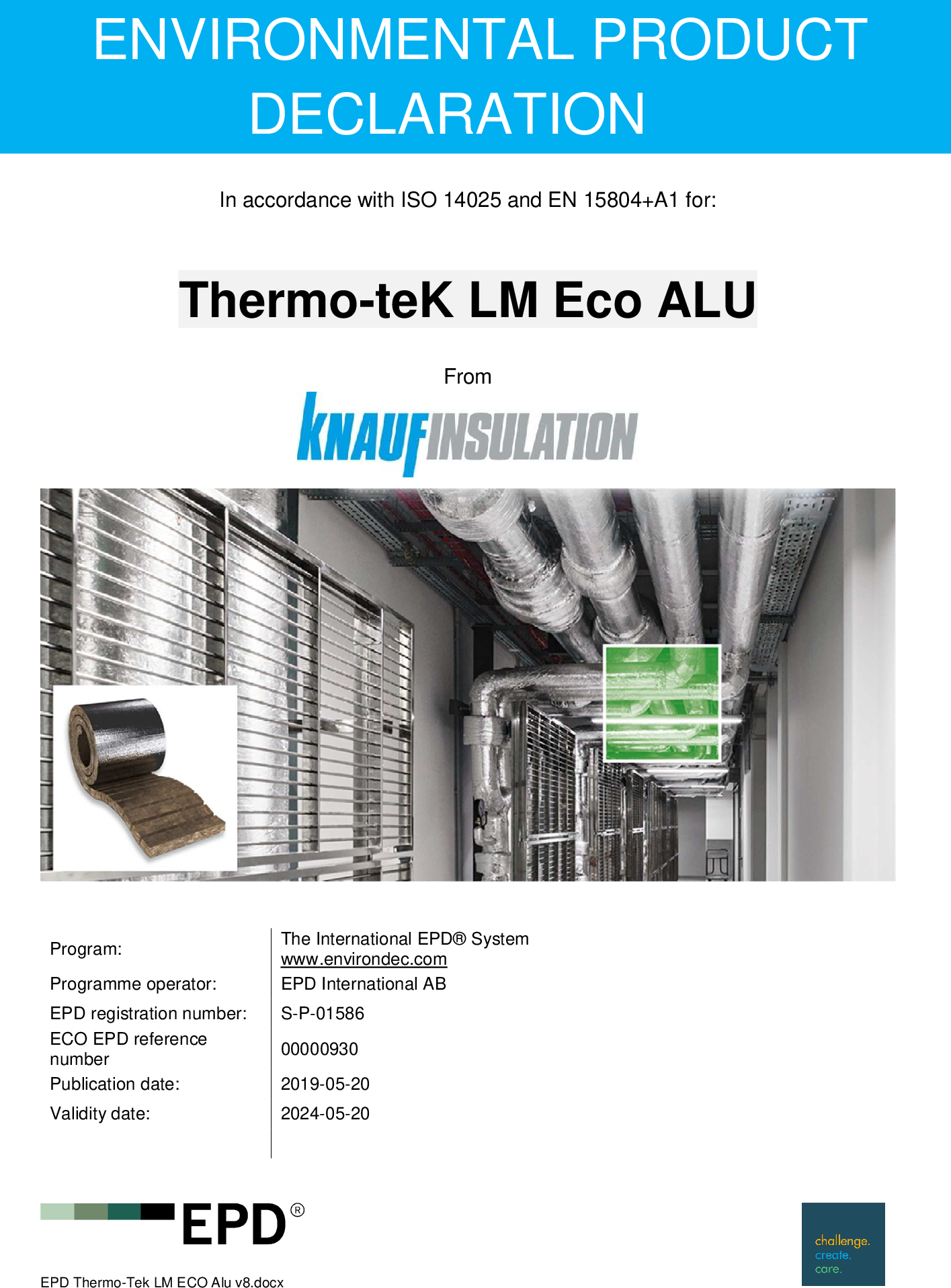 EPD Thermo-teK LM Eco Alu