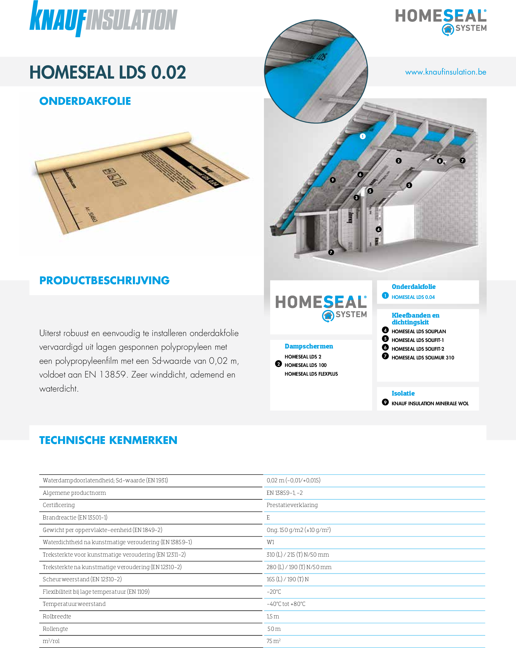 Homeseal LDS 0.04 - Technische fiche - Product