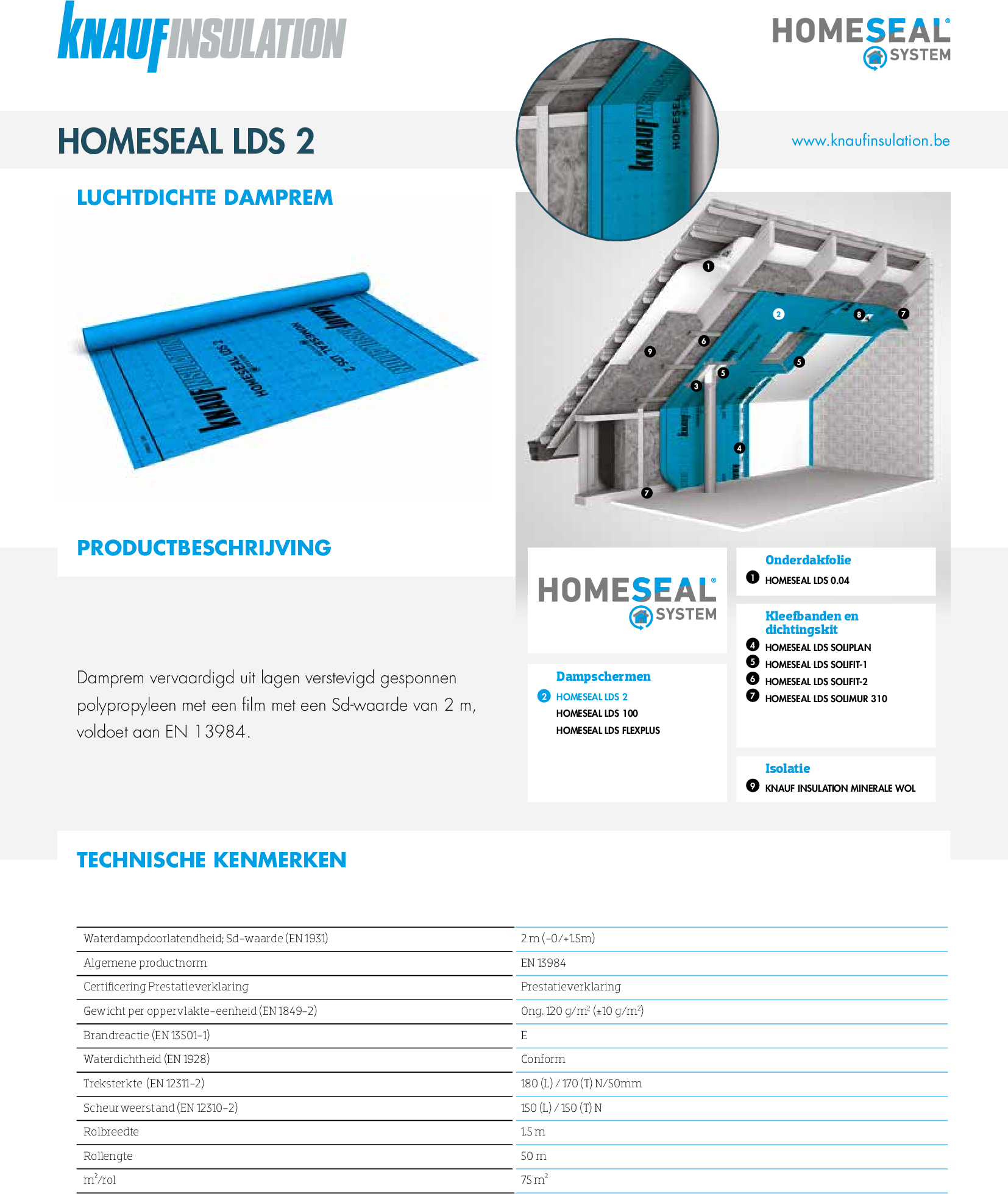 Homeseal LDS 2 - Technische fiche - Product