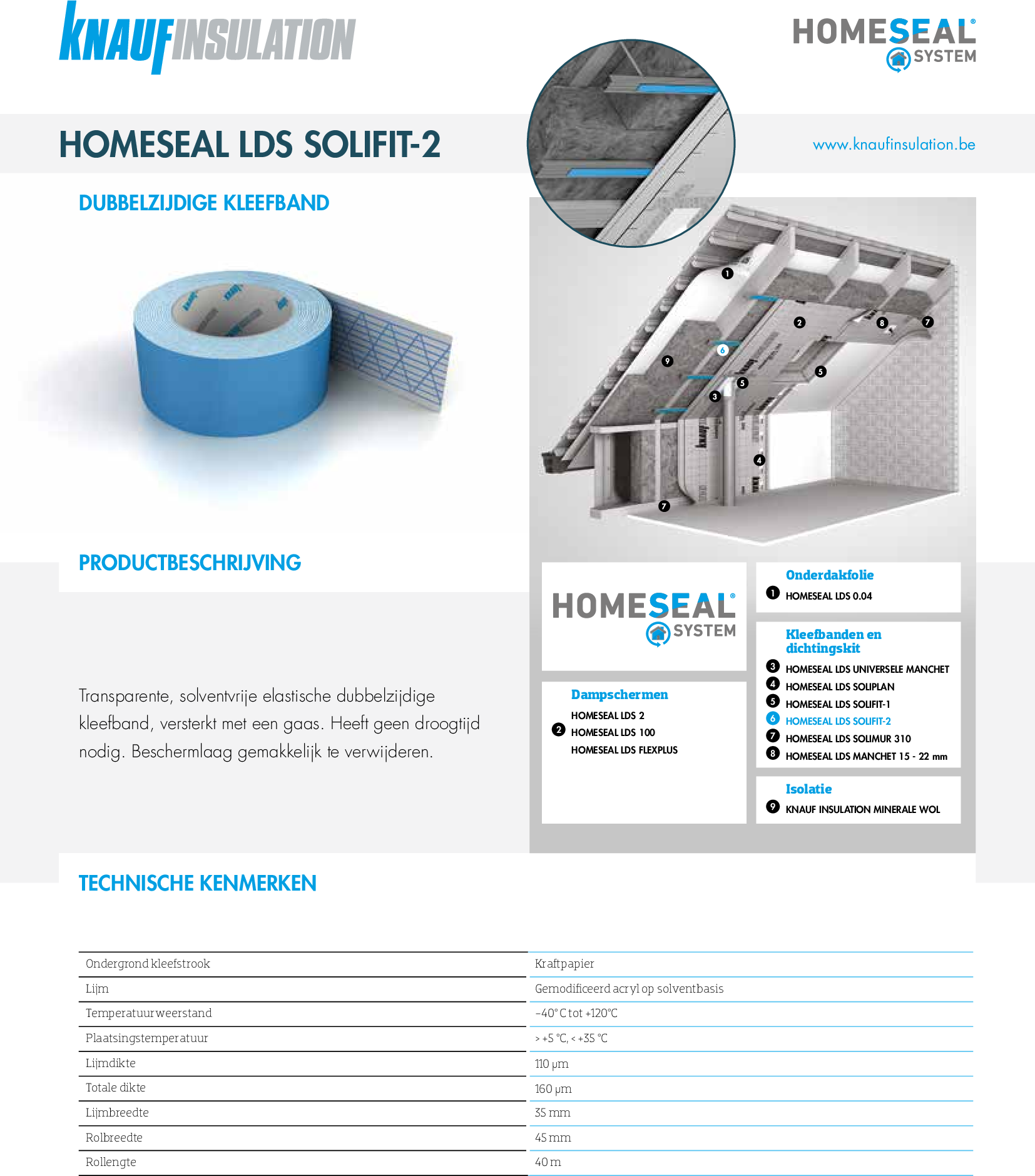 Homeseal LDS Solifit-2 - Technische fiche - Product