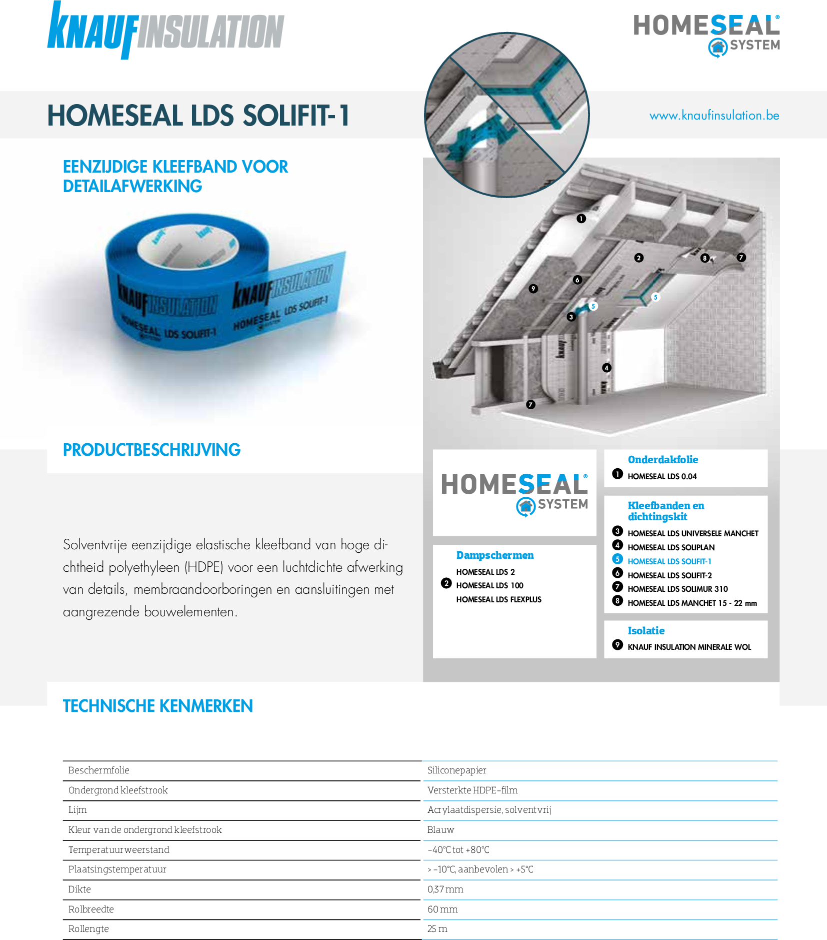 Homeseal LDS Solifit-1 - Technische fiche - Product