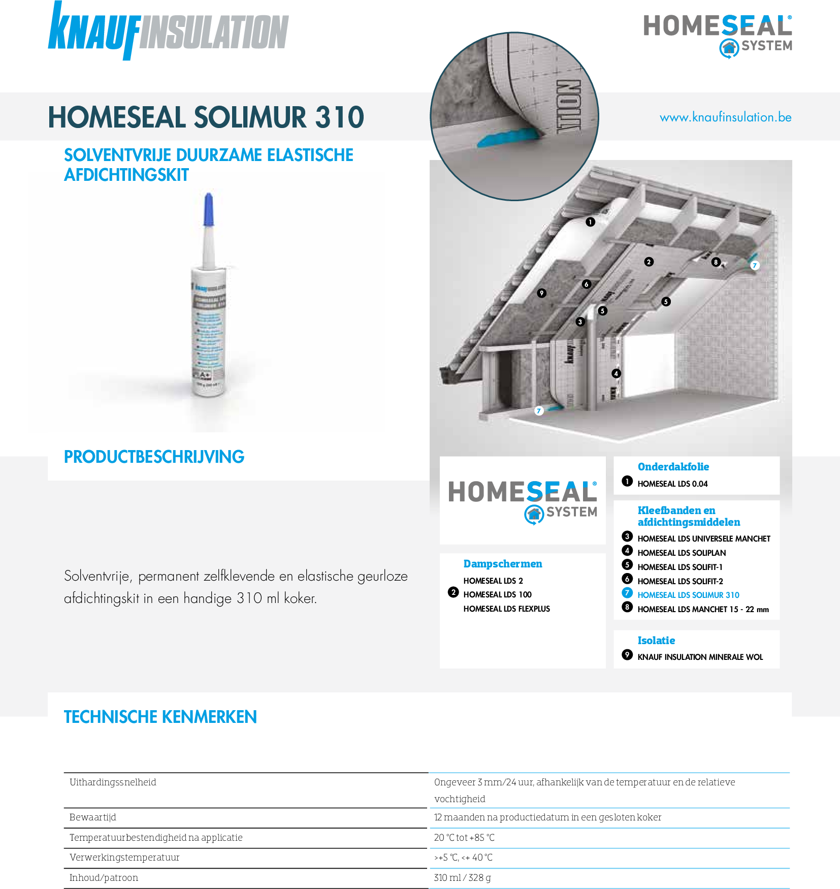 Homeseal LDS Solimur 310 - Technische fiche - Product
