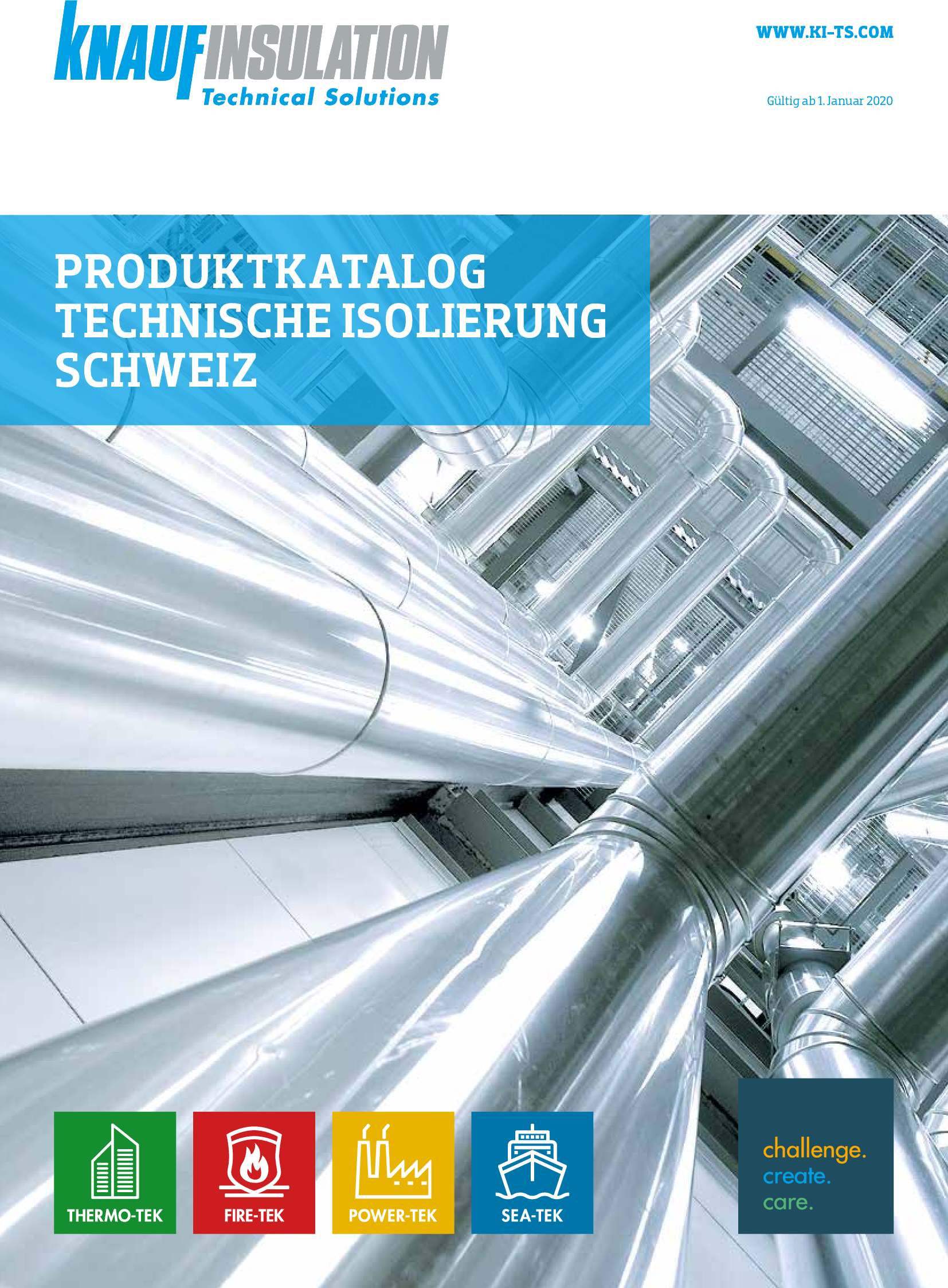 Produktkatalog technische Isolierung Schweiz