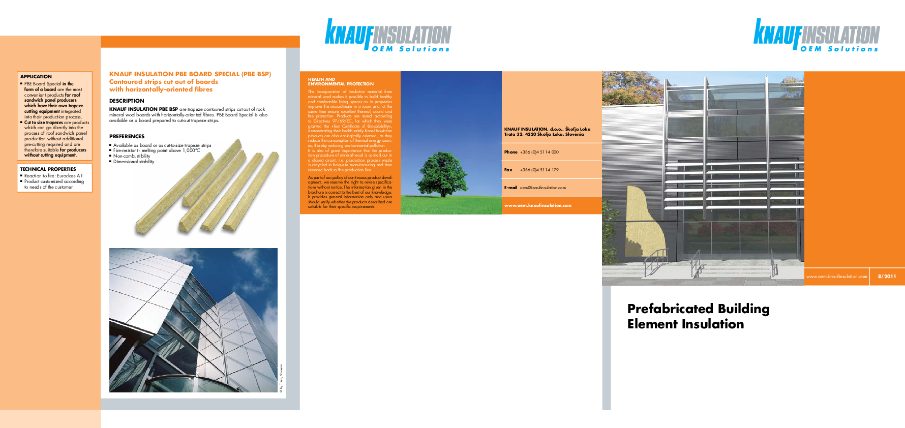Prefab Building Elements - Brochure