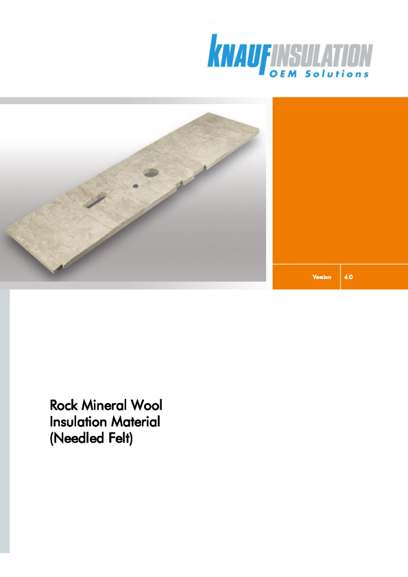 Material Safety Data Sheet - RMW OEM (Needled Felt)