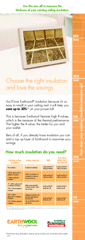 Earthwool Ceiling Batt Knauf Insulation