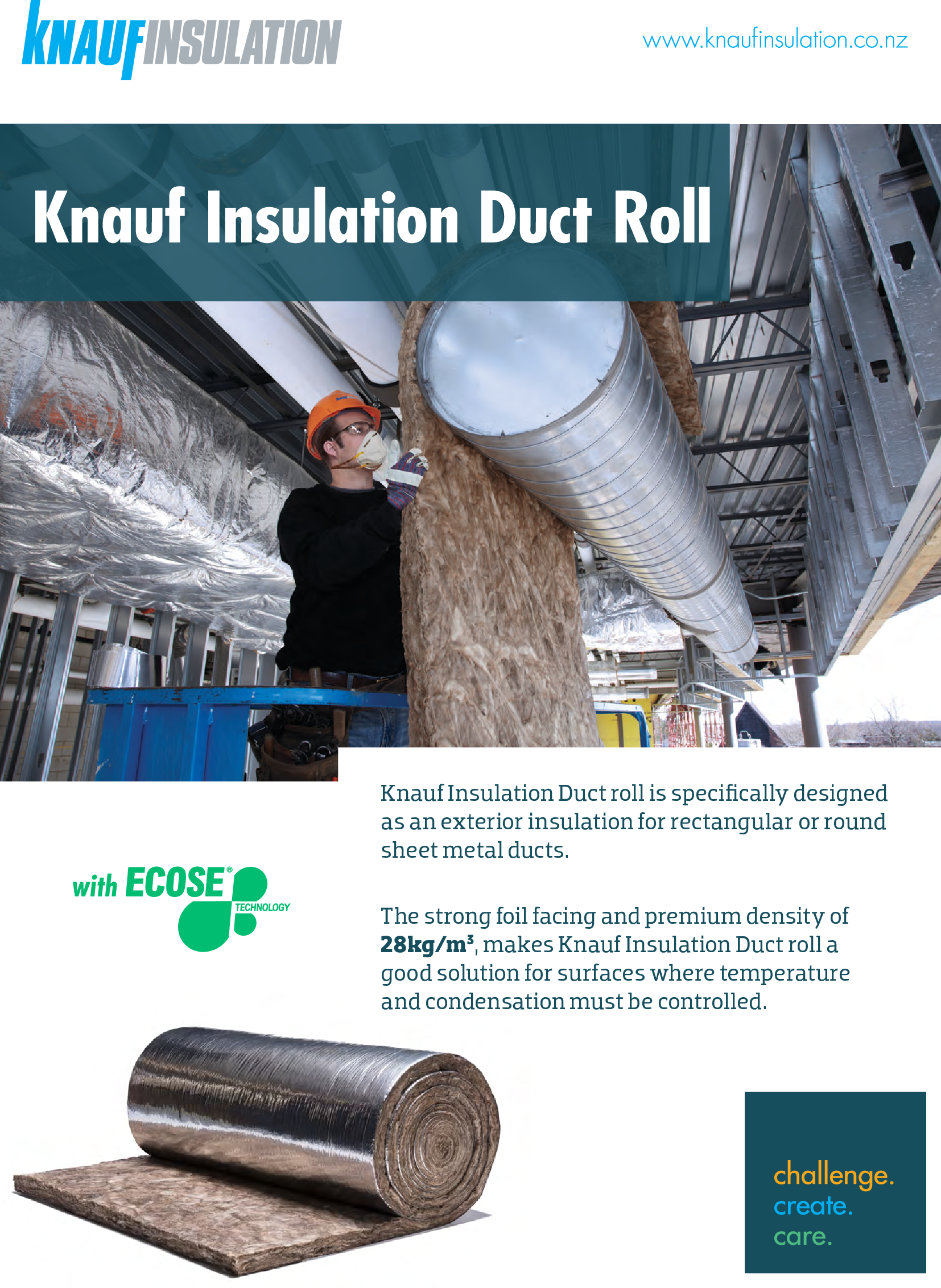 Climacoustic Duct Roll Flyer