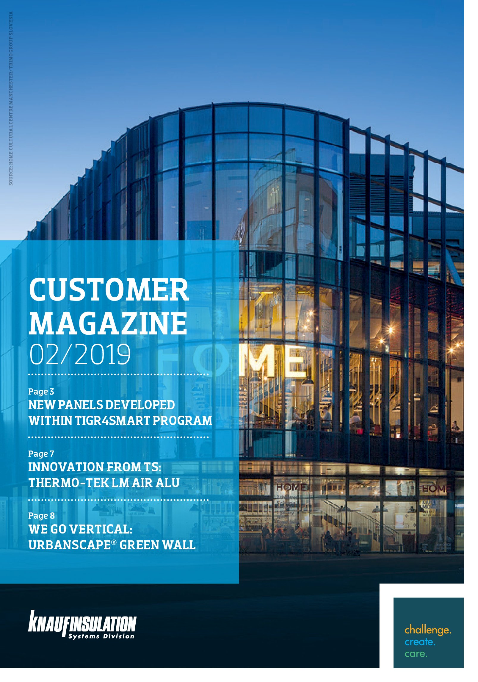 Magazine clienti_Knauf Insulation Systems Division_02/2019_ anglais