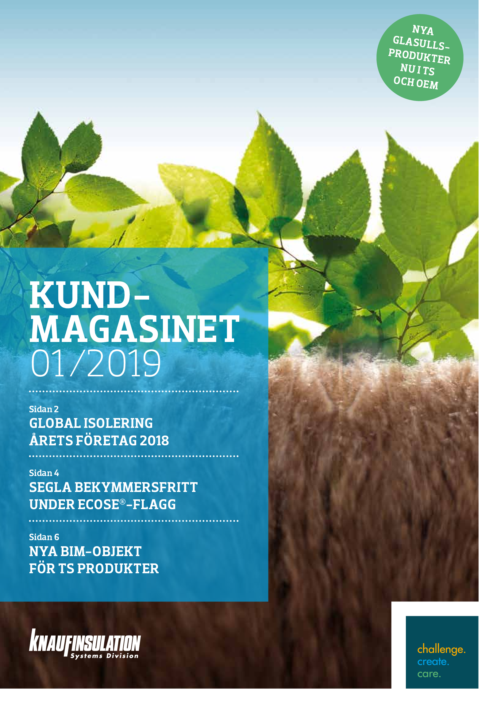 Kund-magasinet _ Knauf Insulation Systems Division 01/2019