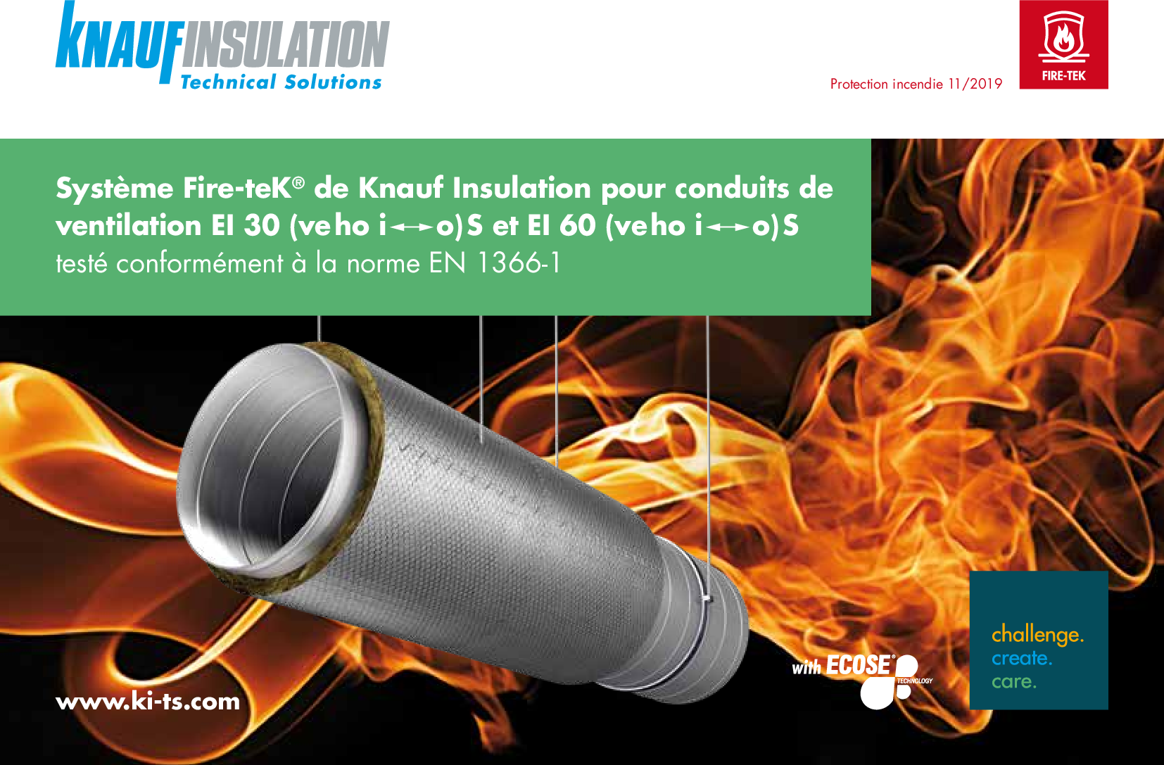 Fire-teK® WM 908 GGA_Système pour conduits de ventilation EI 30 et EI 60_manuel (France)