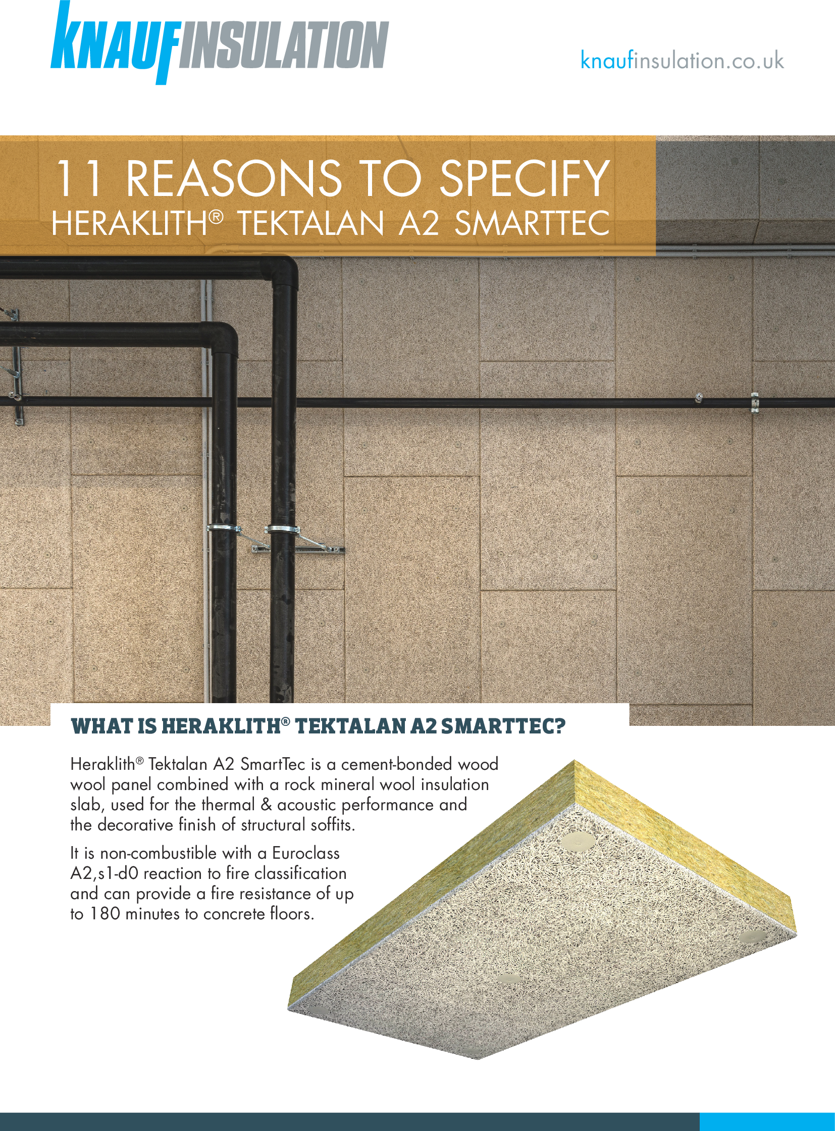 Knauf Insulation 11 Reasons to Specify Heraklith® Tektalan A2 SmartTec