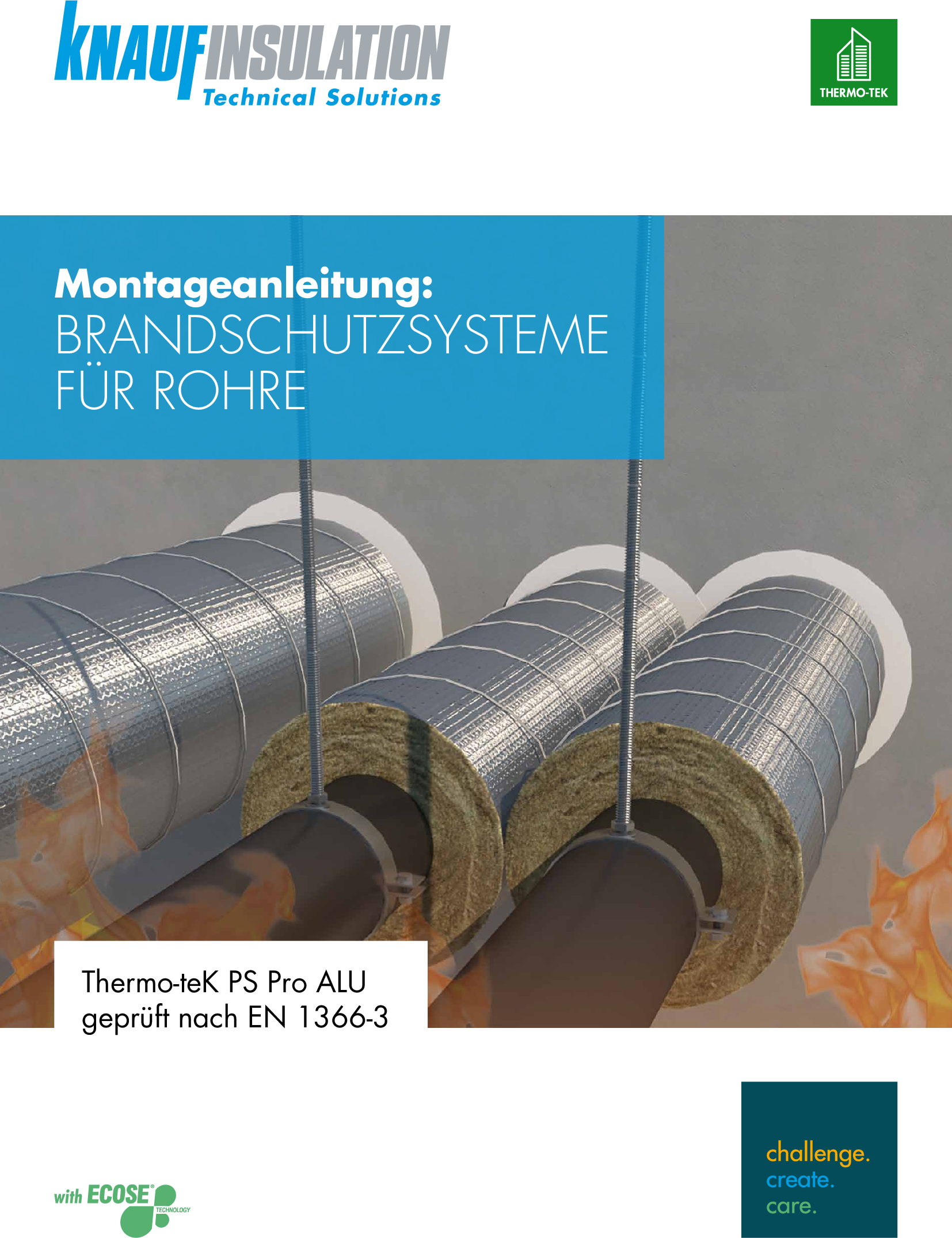Knauf Insulation Brandschutzsysteme für Rohre Thermo-teK PS Pro ALU_DE 2022