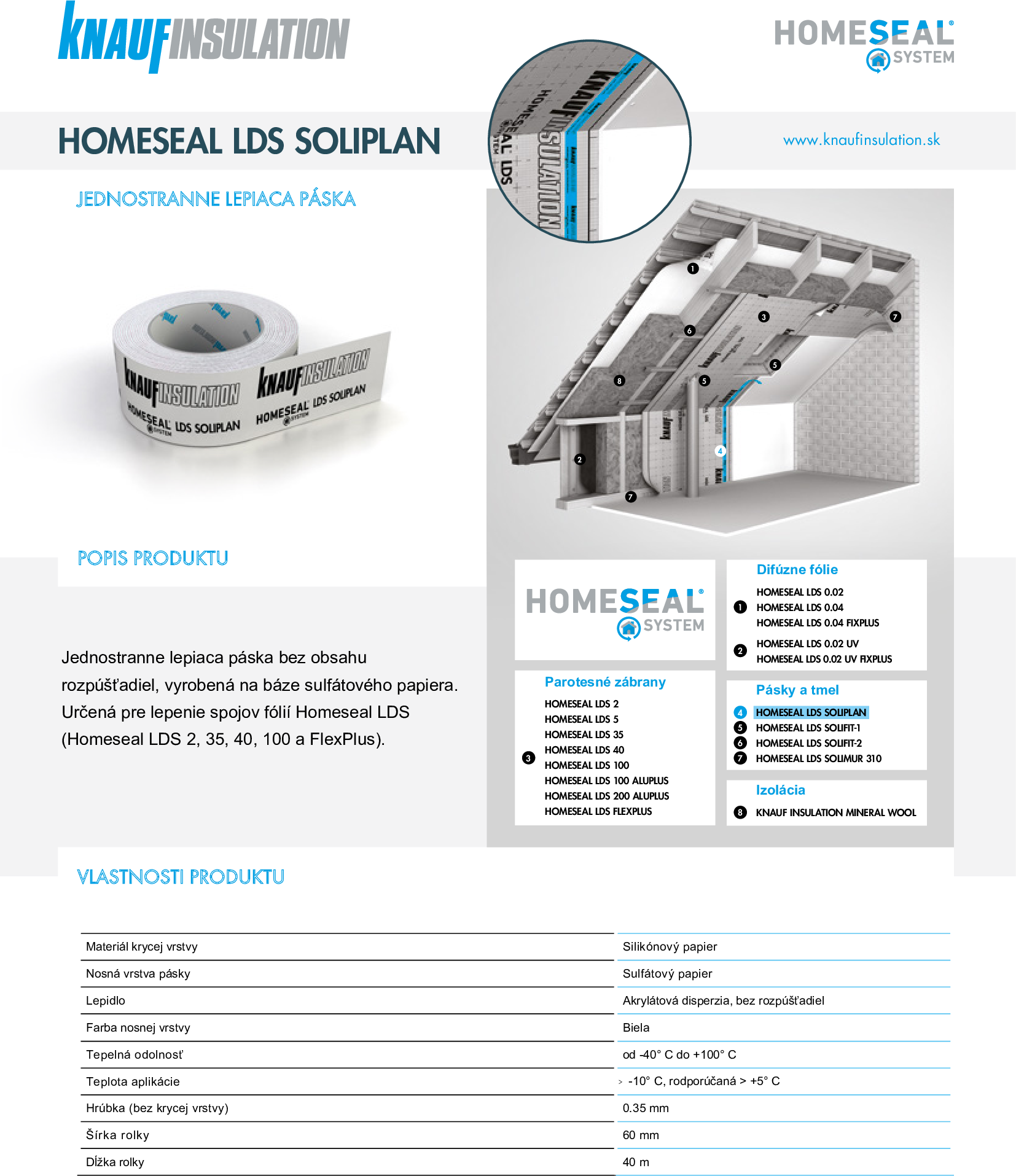 Technický list Homeseal LDS Soliplan-1