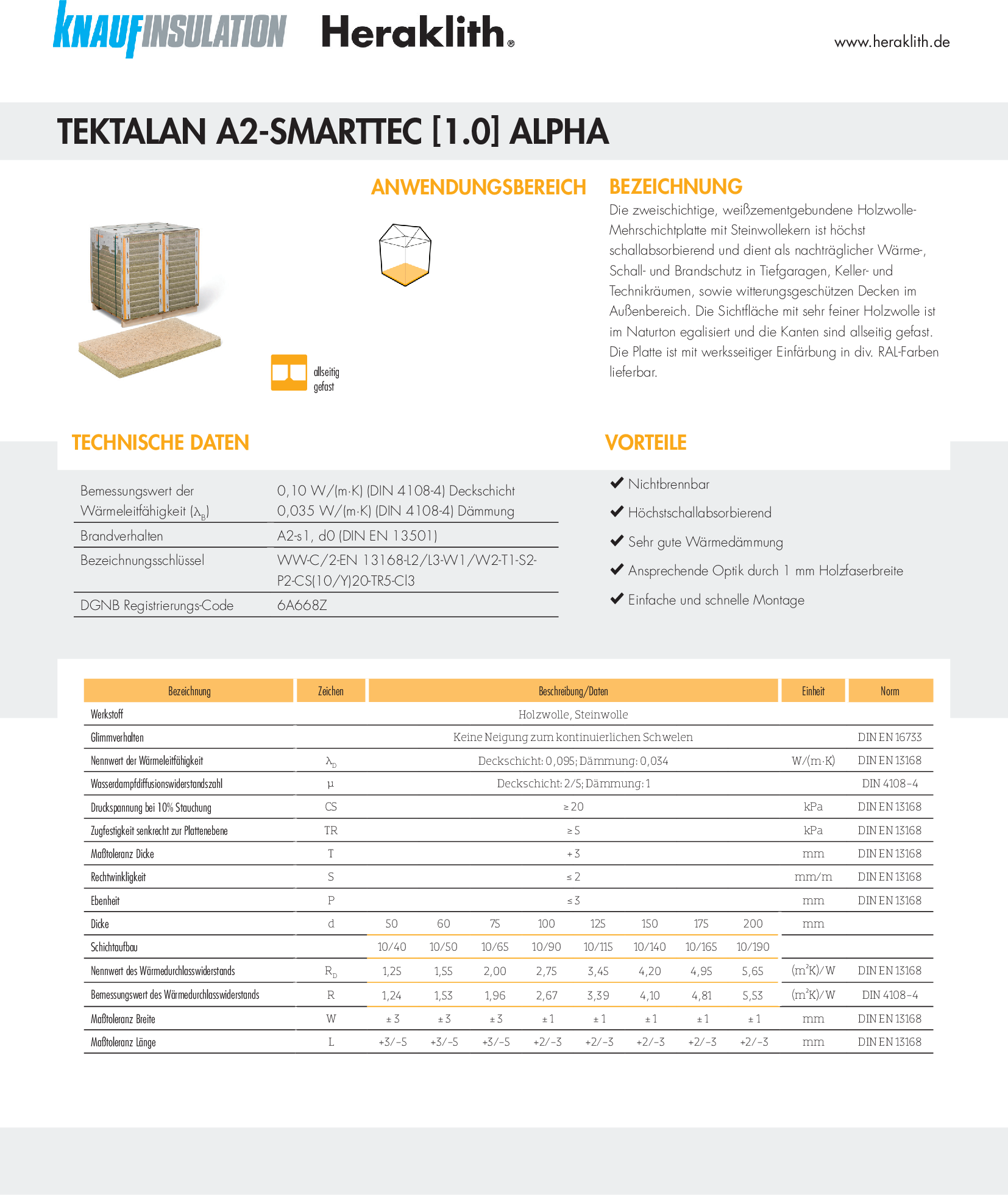 Datenblatt Tektalan A2-SmartTec [1.0] alpha