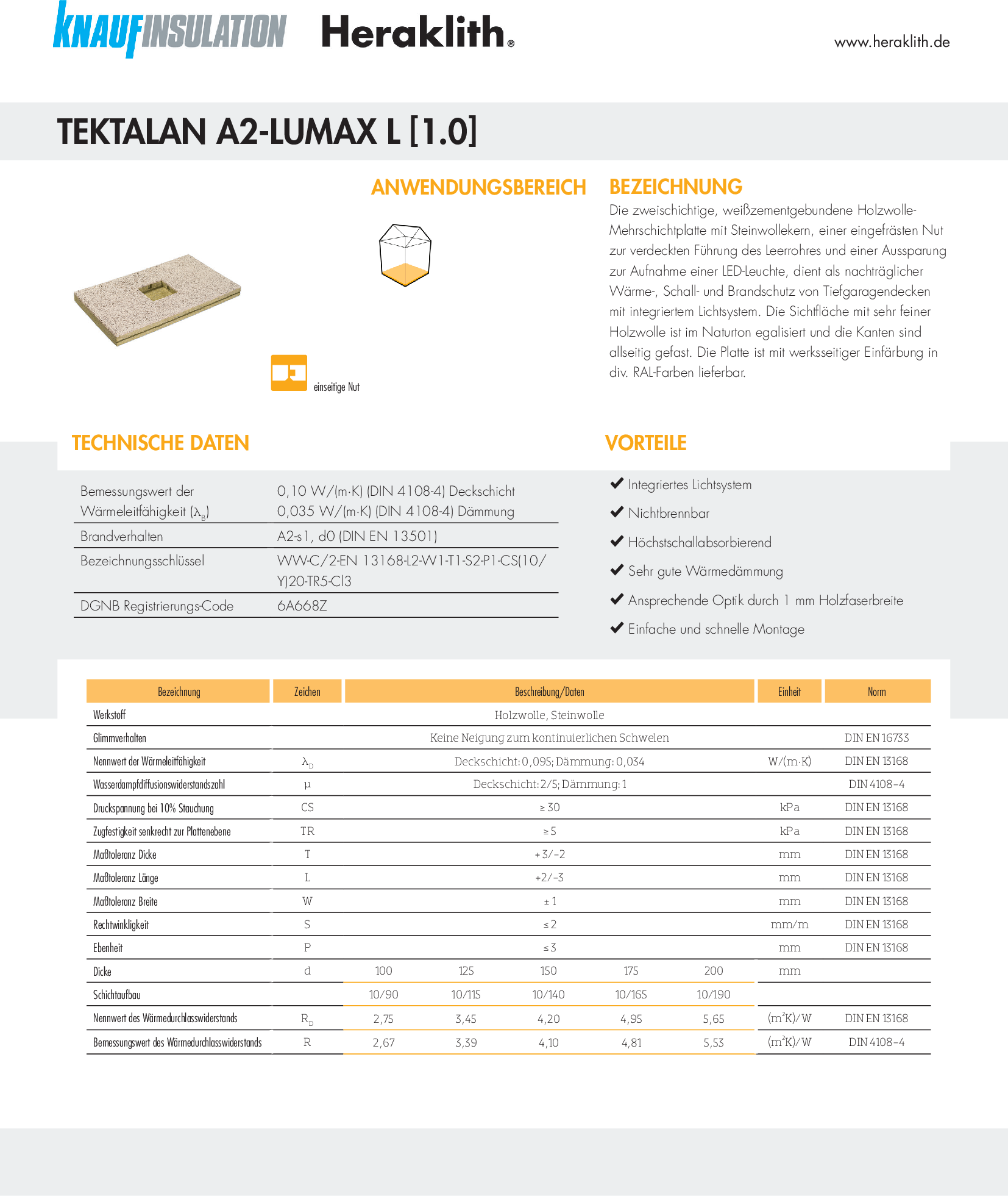 Datenblatt Tektalan A2-Lumax L [1.0]