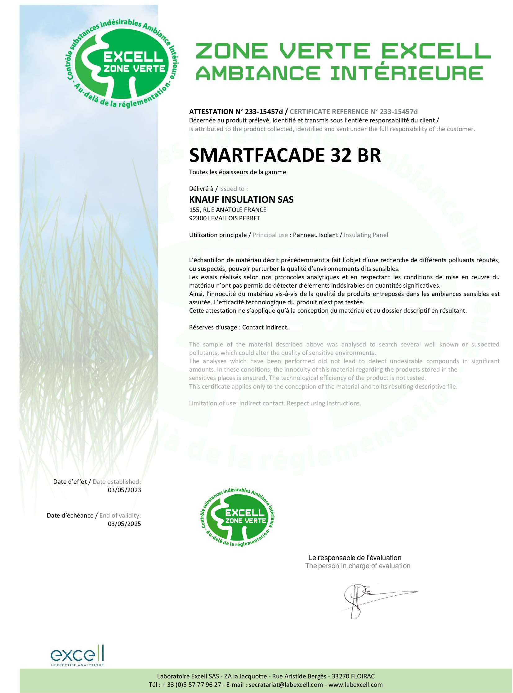 Label Excell - Smartfacade 32 BR